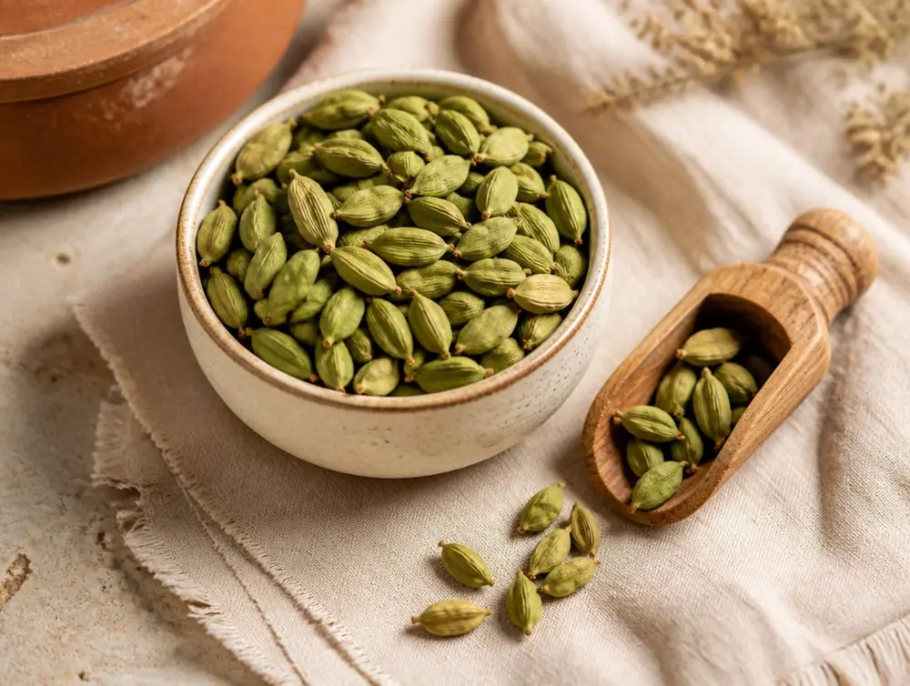 Cardamom for export by Nahla Al-Bustan Agro Allied Ltd