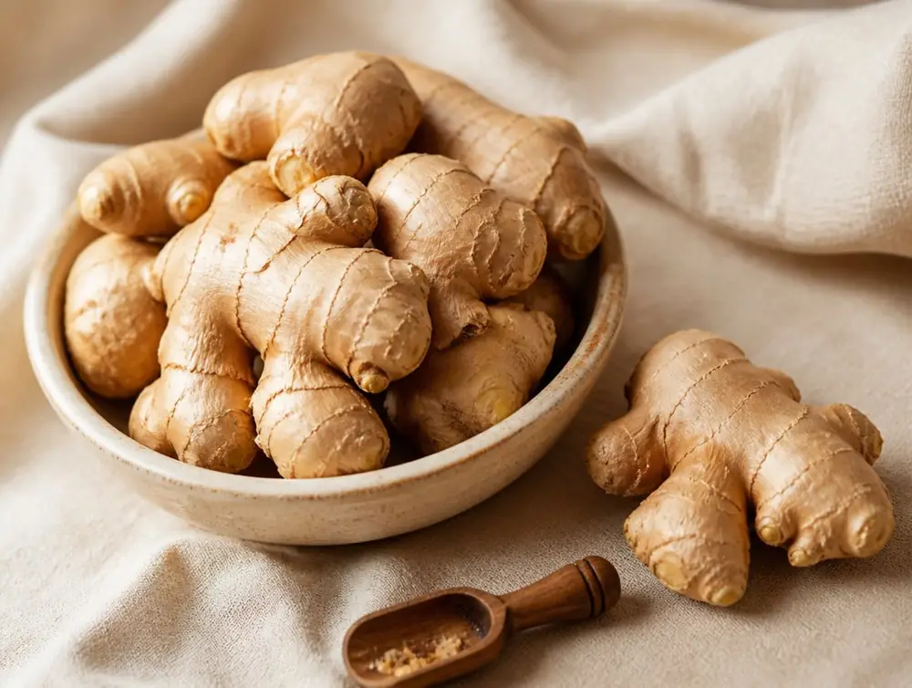 Fresh Ginger for export by Nahla Al-Bustan Agro Allied Ltd